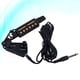 thumbnail image 3 of EeaseMX Pastilla de guitarra acústica clásica con clip, transductor, amplificador, boca de sonido, control de volumen y tono para guitarra, accesorios GMB362 (negro), 3 of 7