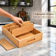 Container For Cabinet Large Food Container Lid Organizer For Kitchen Cabinet Storage ...