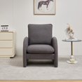 thumbnail image 4 of Gewnee Modern Sherpa Upholstered Accent Chair ,Leisure Comfy Single Sofa Chair for Living Room,, 4 of 11