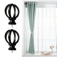 thumbnail image 4 of 2Pcs Cage Replacement Curtain Rod Finials  5/8 inch Diameter Hardware Decorative Drapery Rod Finials  for Home Living Room, 4 of 8