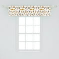 thumbnail image 2 of Ambesonne Travel Valance Pack of 2, Egyptian Myth, 54"X12", Multicolor, 2 of 4