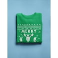 thumbnail image 3 of Merry Liftmas! Sweatshirt Men -Smartprints Designs, Male 4X-Large, 3 of 4