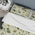 thumbnail image 4 of Designart "Greens With A Vintage Touch II" Plants Bedding Covert Set - Bohemian & Eclectic Bed Set With 2 Shams, 4 of 5