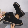 thumbnail image 5 of EKVAHL Ankle Boots for Women, ​Fall Boots​ Low Heel Chunky Platform, ​Booties​ Non-Slip Outdoor Walking Shoes, ​Comfort ​Winter Boots, 5 of 6
