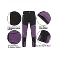 thumbnail image 4 of Mapamyumco Women's Stretch Quick Dry Hiking Golf Pants UPF 50 Slim Outdoor Travel Zipper Pockets Size M, 4 of 5