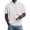 White, variant on Men's Summer Casual T-shirts Mock Neck Waffle Knit Short Sleeve Shirts Quarter Zip Casual Loose Fit Pullover Breathable Casual Wear,White,S