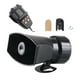 thumbnail image 5 of Bocina de alarma para coche genérica, 12 V, 5 tonos, sonido fuerte con micrófono, de altavoz PA, amplificador de sonido de emergencia para aut, 5 of 8
