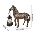 thumbnail image 5 of Clearance Outdoor Horse Statues with Solar Garden Light:Horse Garden Statues for Outside,Outdoor Figurine for Yard Art Lawn Ornaments Patio Balcony Home House - Birthday Gifts for Mom Dad, 5 of 6
