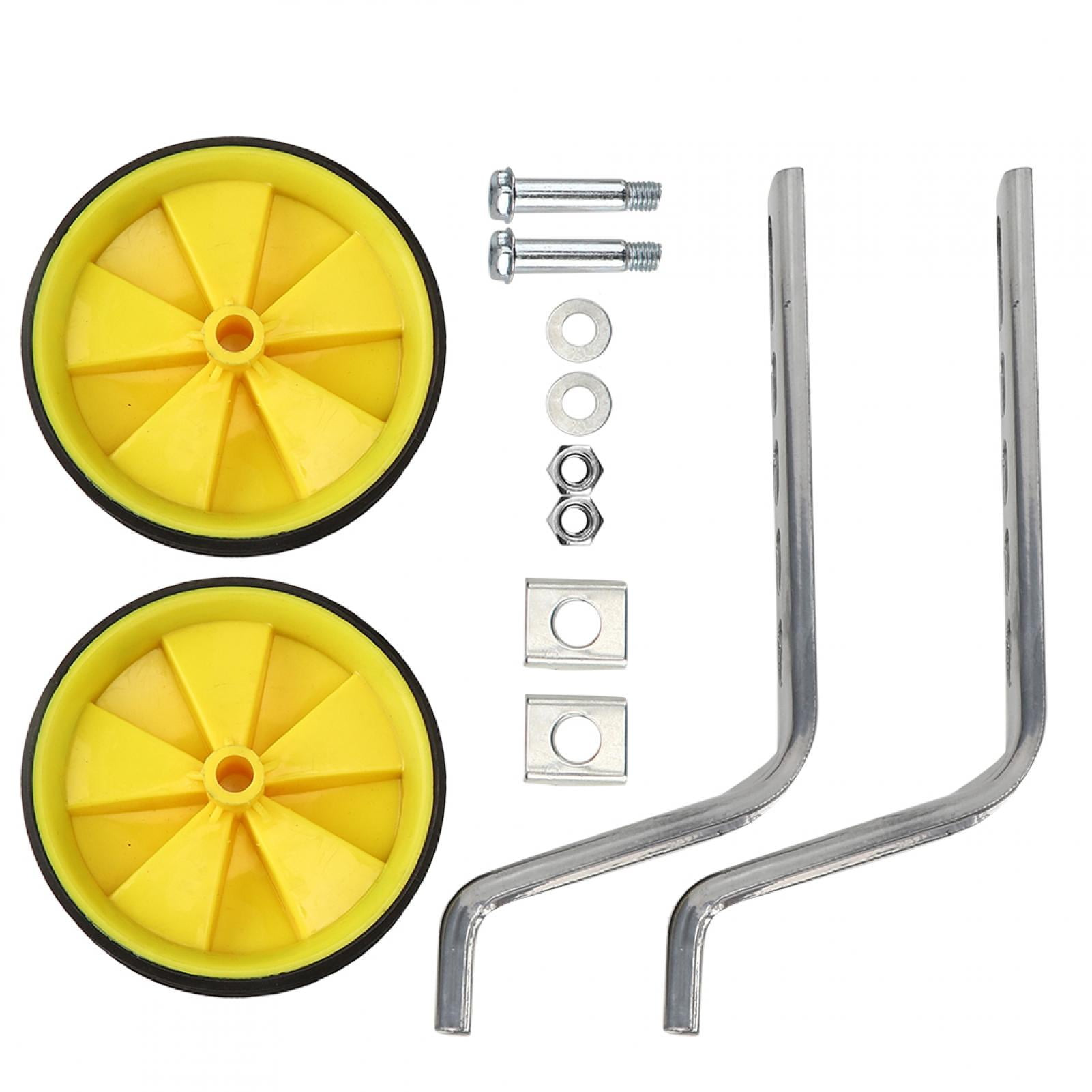 DOACT Universal Auxiliary Children Bike Training Wheels For 12 14 16 18 20in Kid Bicycle Side Training Wheel Yellow