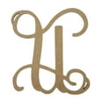 thumbnail image 1 of Wooden Letter Unfinished, Vine Font, Craft Cutout, 1 of 2
