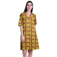 thumbnail image 1 of Moomaya Plus Size Shirts For Women Printed Button Down Shirts Summer Dress-S-XXL, 1 of 1