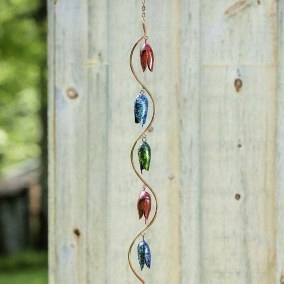 Bell Spiral Multicolor Wind Chime
