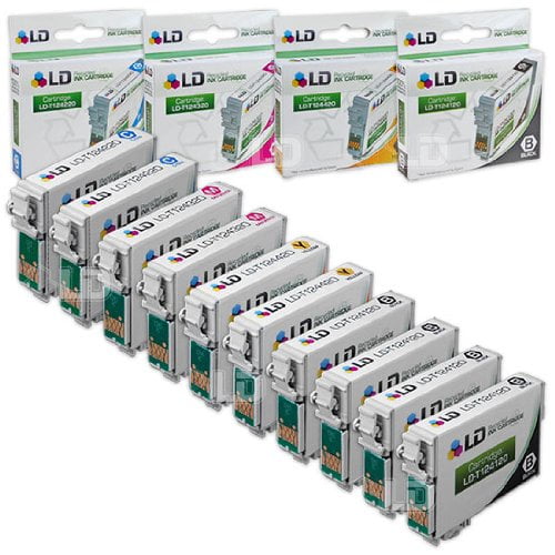 LD Products Compatible Replacements Ink for Epson 124 4 Black, 2 Cyan, 2 Magenta, 2 Yellow 10pk