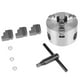 thumbnail image 5 of Mandril De Torno, Con Mordazas Adicionales HRC58-62 Mandril De Tres Mordazas, Hierro Fundido Autocentrante K11-80 Para Torno De Metal Torno Para Carpintería ANGGREK Lathe Chuck, 5 of 8