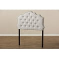 thumbnail image 5 of Baxton Studio Aurora Modern and Contemporary Greyish Beige Fabric Twin Size Headboard, 5 of 6