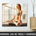 thumbnail image 4 of Black Bathroom Mirror 40x26 Inch Rounded Rectangle Vanity Mirror Metal Framed Wall Mirrors Anti-Rust Surface Mount (Horizontal/Vertical) A184, 4 of 6
