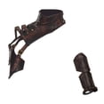 thumbnail image 3 of Gótico Steampunk cuero brazalete Metal remache disfraz --S S Zulema Steampunk Armband Armor, 3 of 8