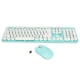 thumbnail image 2 of Combo De Teclado Y Mouse Inalámbrico Keys, 104 Teclas Retro 2.4G Ratón De Teclado Inalámbrico Con Teclas Redondas Y Teclado Numérico, 2 of 8