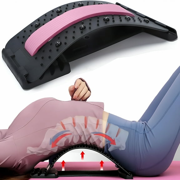 XIRQI Back Stretcher,Back Cracker for Lower Back Pain Relief,4 Level Back Cracking Device for Herniated Disc,Sciatica,Scoliosis and Upper Back Stretcher Support