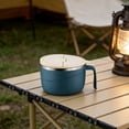 thumbnail image 1 of Stainless Steel Insulated Ramen Bowl With Lid Thermal Serving Dish For Hot Soup And Cold, 1 of 3