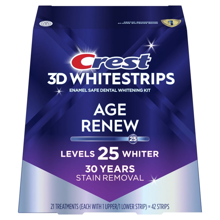Crest 3DWhitestrips Age Renew Teeth Whitening Kit, 21 Treatments photo 6