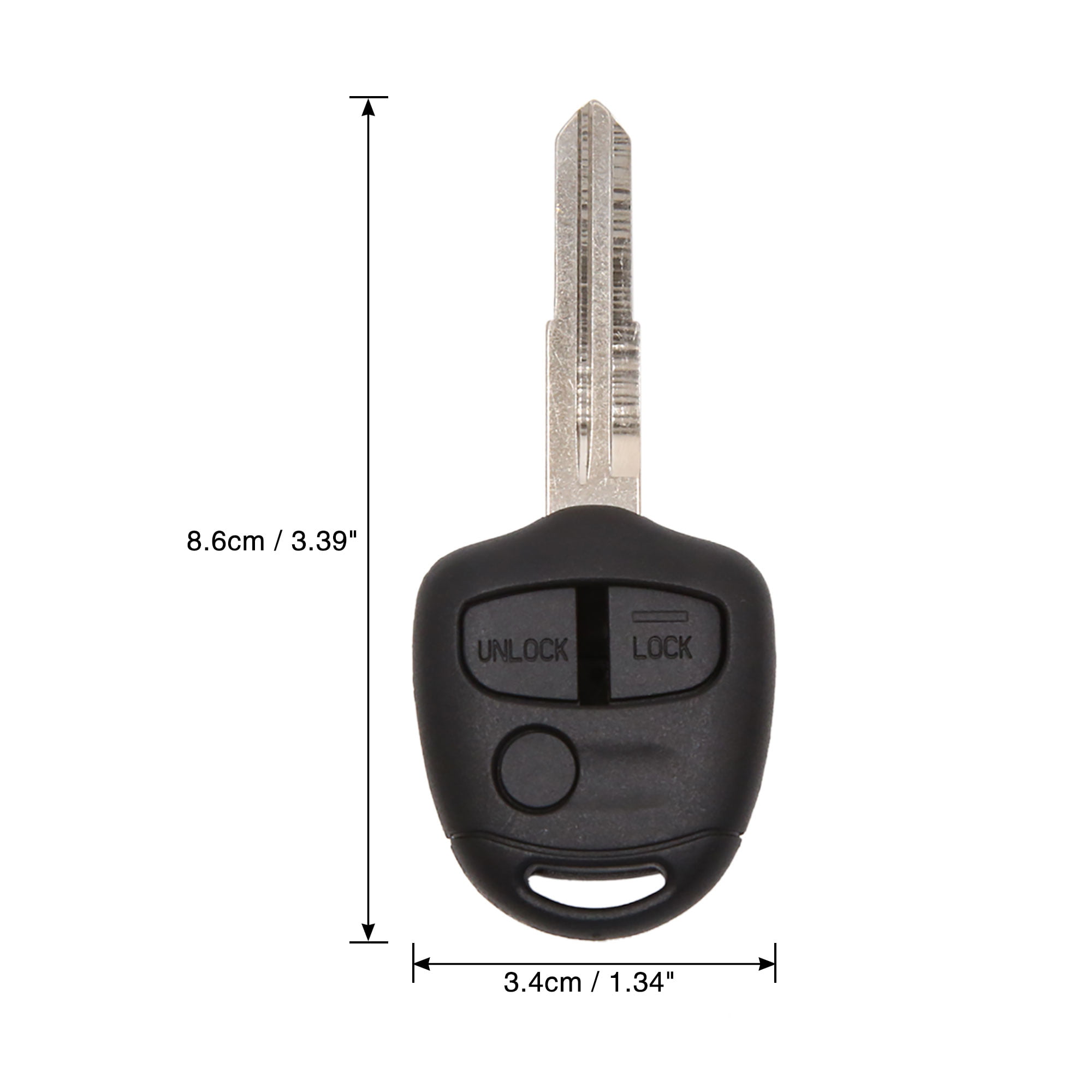 2 Buttons Remote Key Fob Shell for MITSUBISHI Lancer Evolution Grandis Outlander