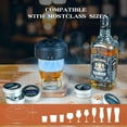 thumbnail image 4 of Whiskey Smoker Kit with USB Charging, 6 Natural Wood Chips Includes Pear and Hickory, for Cocktails Drinks Cheese and Meat, 4 of 9