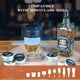 thumbnail image 4 of Kit de ahumador de cócteles eléctrico recargable por USB con encendedor incorporado y 6 astillas de madera | Ahumador portátil para bebidas y alimentos, whisky, cócteles, queso y carne | Regalo, 4 of 9