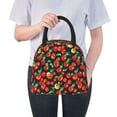 thumbnail image 6 of Fotbe Tomatoes Pattern Lunch Bag, Insulated Lunch Box, Small Leakproof Cooler Food Lunch Containers Reusable High Capacity Lunch Tote Bags for Work, Travel, Outdoor, 6 of 6