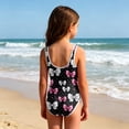 thumbnail image 6 of CCRFTGI Girls Swimsuits Summer Quick Dry One Piece Bathing Suit Cute Bow Print Beach Swimwear Swimsuits Girls Clothes Mom and Daughter Matching Outfits Pink 9-10 Years, 6 of 7