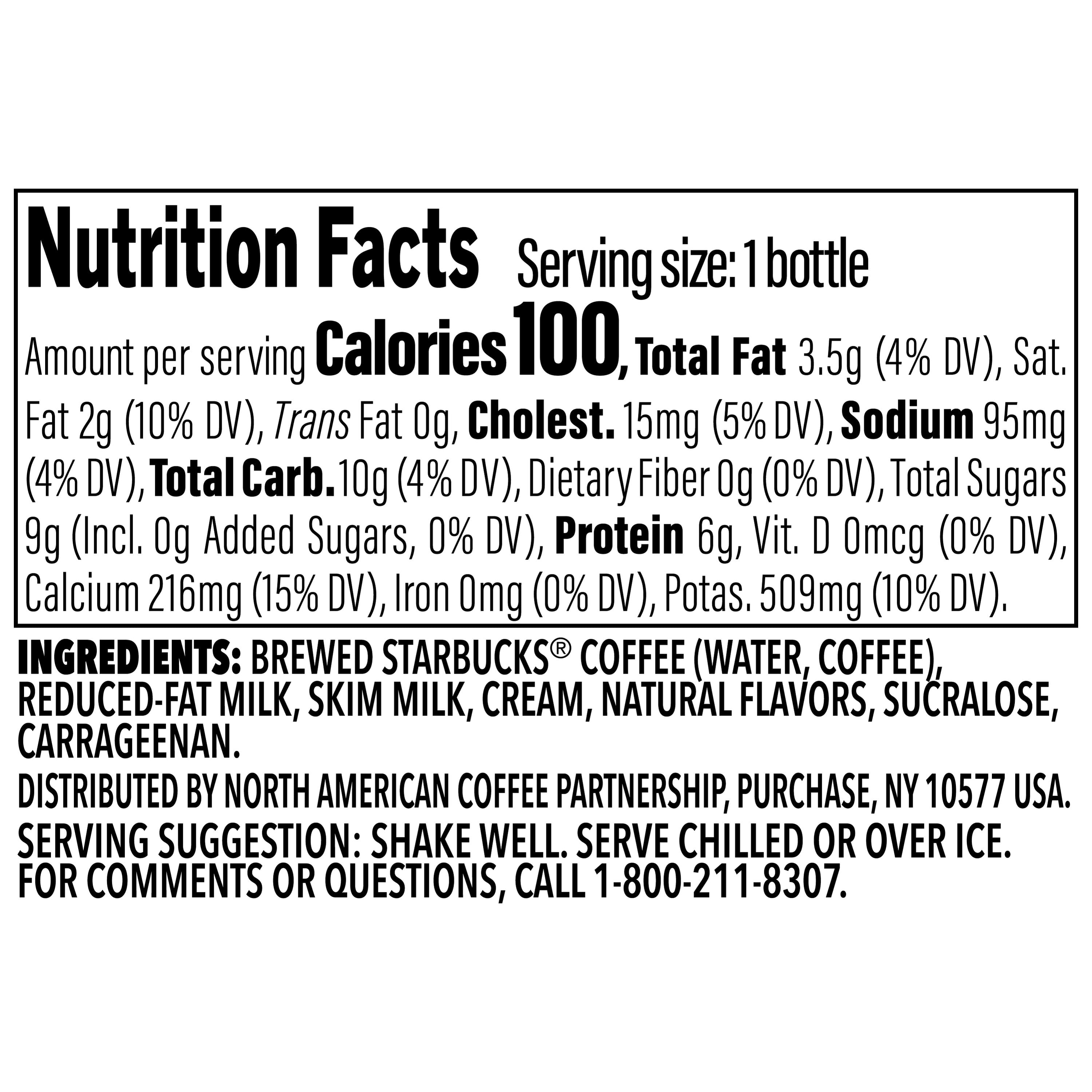 Starbucks Frappuccino Coffee Drink Lite Gelato Vanilla 9.5 fl oz Bottle