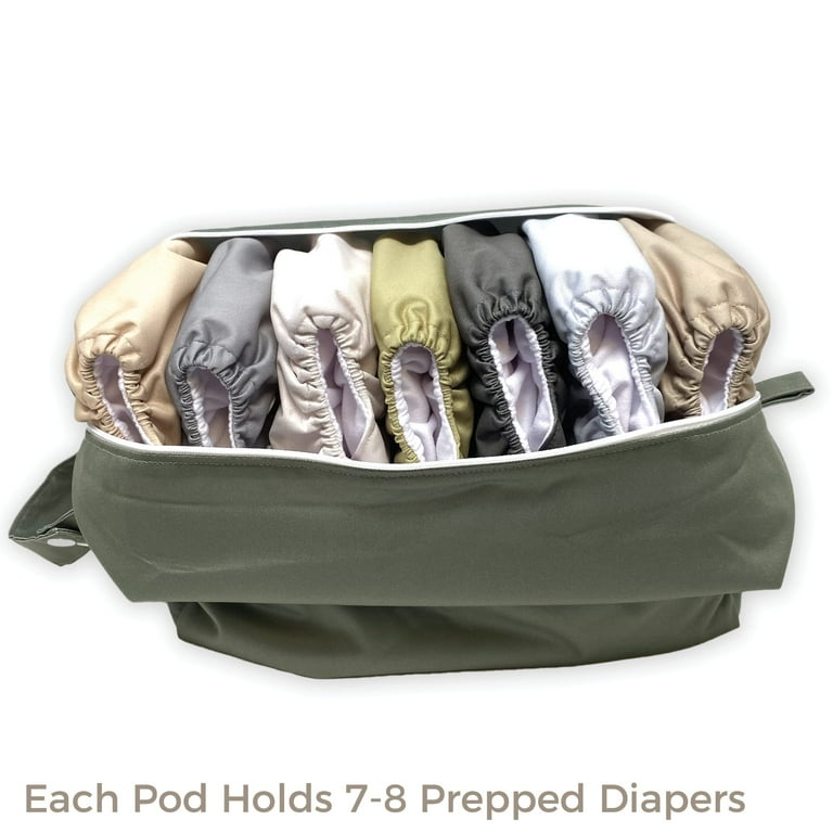 Nora's Nursery Reusable Wet Dry Bag for Cloth Washable Cloth