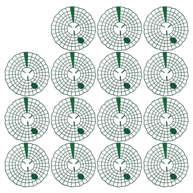 maskred Strawberry Supports Stand Frame Tool Plant Holder Vine Fixing Rack Plastic Round Ground Circle Tray Home Balcony green 15pcs