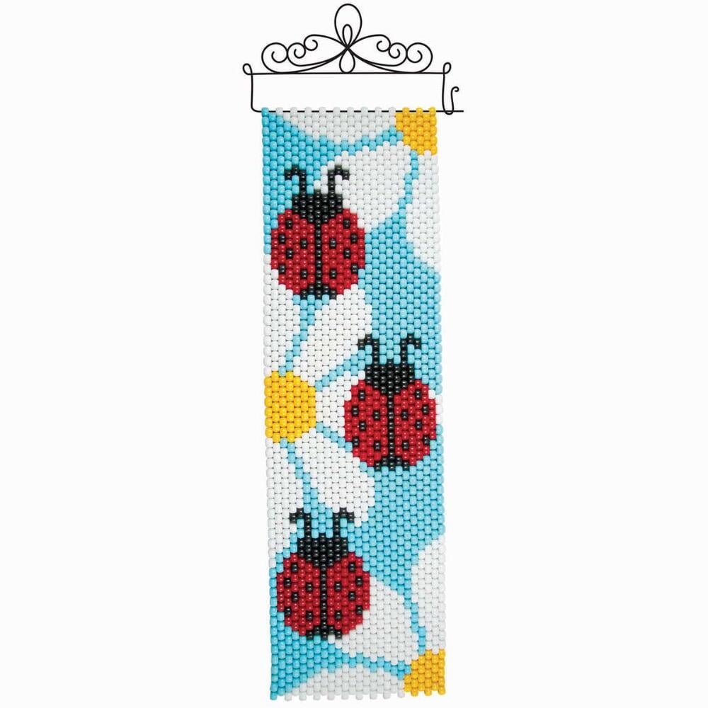 Herrschners® Daisies & Ladybugs Beaded Banner Kit