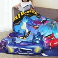 thumbnail image 5 of Manta polar Batwheels, manta súper suave y acogedora, manta de franela ligera, mullida y cómoda, mantas de felpa cálidas para sofá, cama, 5 of 5
