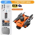 thumbnail image 1 of Dron inteligente con cámara HD 4K para evitar obstáculos, cuadricóptero teledirigido con flujo óptico de 2,4G, WIFI, k7, 1 of 4