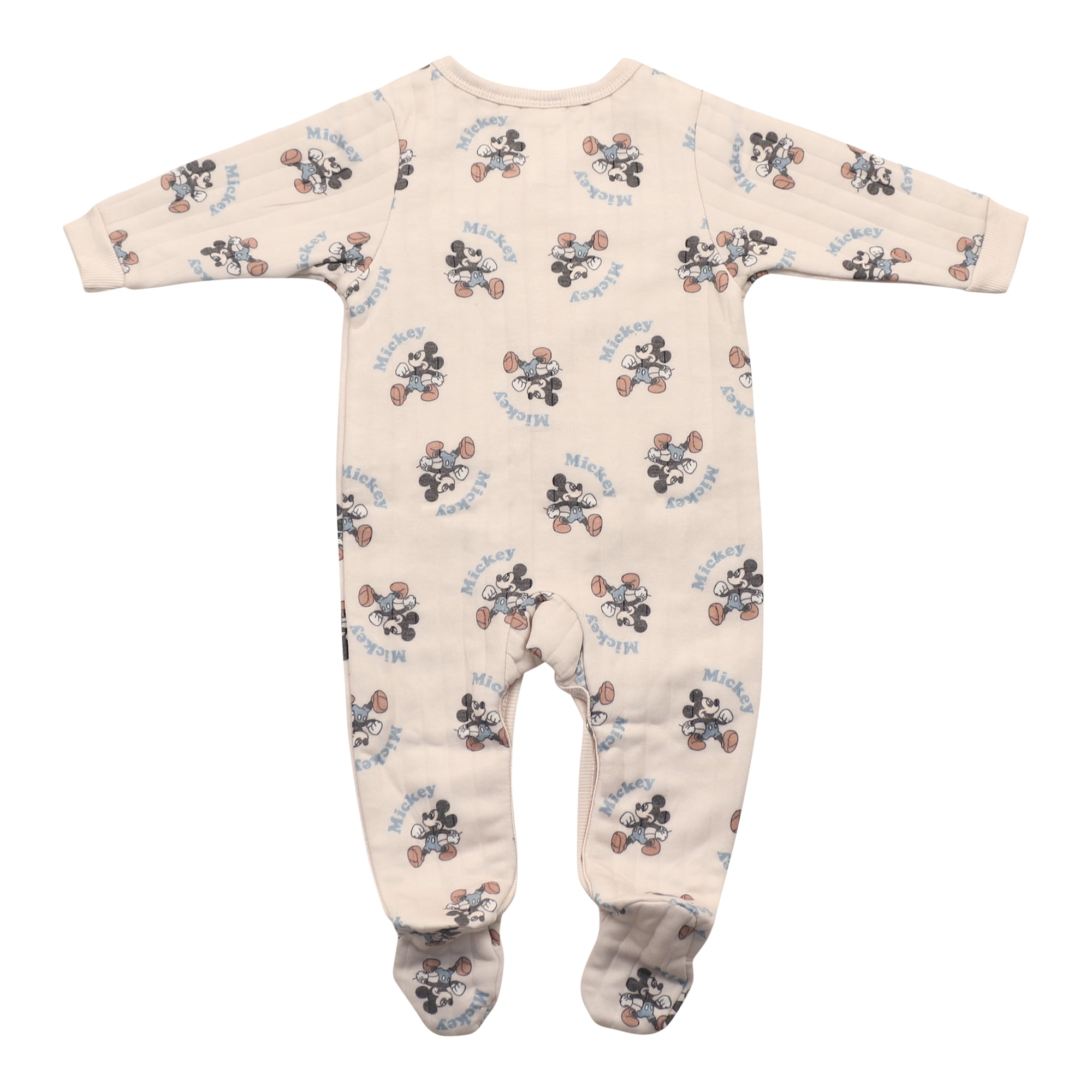 Disney Clothes Baby Boys 2-Pack Quilted Footed Coveralls - Mickey Mouse, Winnie the Pooh and Dumbo (0/3M-6/9M)