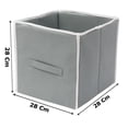 thumbnail image 5 of Amak Inc Fabric Storage Cube Bin, Foldable Closet Organizer Box with Handle for Clothes, Toys, Books & Home Storage Pack of 03, 5 of 6