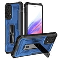 thumbnail image 1 of Rugged Hybrid Case for Samsung Galaxy A23 5G,Heavy Duty Armor Protection with Metal Hidden Kickstand Shockproof Anti-Scratch Case,Black, 1 of 8
