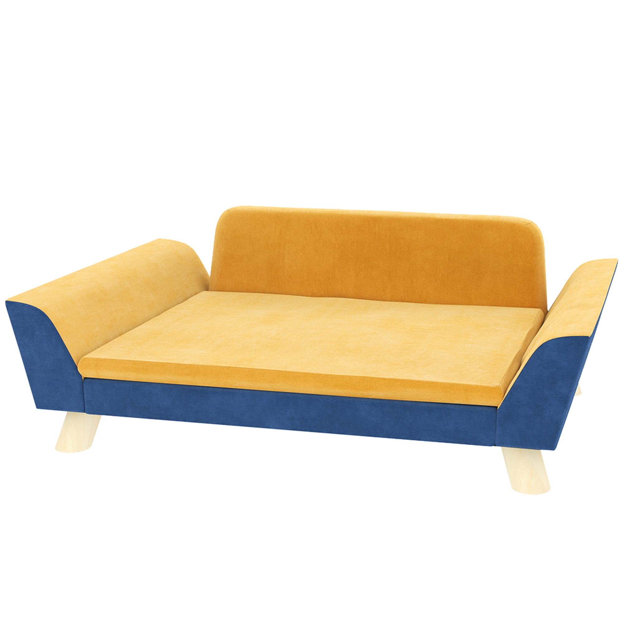 Zootealy Small Dog Sofa Bed with Washable Cushion 22 lb Capacity