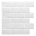 thumbnail image 1 of Pegatina de azulejo de pared 3D Bearachild plástico autoadhesivo blanco, 1 of 6