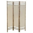 thumbnail image 2 of vidaXL Folding Room Divider Bamboo and Canvas Home Privacy Screen Multi Sizes, 2 of 9