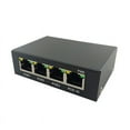 thumbnail image 2 of 4 Port Gigabit POE Extender 100/1000M Network Switch Extender IEEE802.3Af/At Plug&Play for PoE Switch NVR IP Camera AP, 2 of 8
