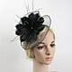 thumbnail image 2 of Diadema de s Sombrero Fascinator s de bodas Ascot Hairclips Negro Baoblaze Sombrero del fascinator, 2 of 8