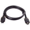 thumbnail image 2 of Firewire 800 Ieee 1394 Conector de 9 pines a 9 Cable de tornillo tipo soporte de clavija para cámara de 1,0 m, 2 of 5