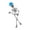 Blue, variant on Skull Pin For Women Sturdy Alloy Brooch Gothic Jewelry for Parties Daily Wear Secure Closure Gifts Addition