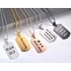thumbnail image 3 of Etiqueta de perro rectangular de acero inoxidable con grabado láser personalizado, colgante militar, joyería, regalo de cumpleaños y Navidad, 3 of 4