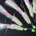 thumbnail image 2 of Fankenuo High Quality 5 pcs Fishing Lure Set with Luminous Hooks for Deep Sea Angling 1#, 2 of 3