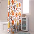 thumbnail image 6 of Fall Shower Curtain Orange Pumpkin Shower Curtains for Bathroom Autumn Leaves Bath Curtains Sets with Hooks for Autumn Thanksgiving Seasonal Bathroom Decor Polyester Fabric Waterproof 72 x 84 in, 6 of 6