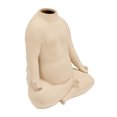 thumbnail image 2 of 8" Ceramic Woman Body Vase Contemporary Abstract Cream Colored Body Shaped Decorative Vase for Indoor or Outdoor Decor, 2 of 9